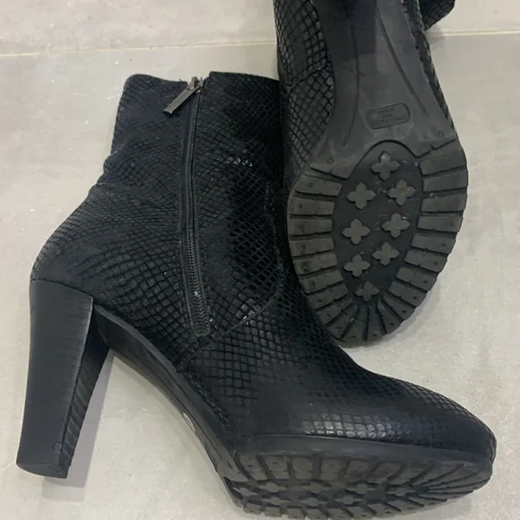 Made in🇮🇹AQUATALIA Super Soft Waterproof Snakeskin Leather Ankle … - Picture 9 of 16